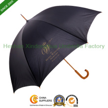 Rain Wooden Straight Promotional Umbrellas for Hotel (SU-0023W)